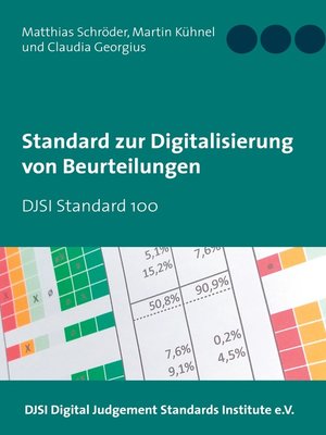 cover image of Standard zur Digitalisierung von Beurteilungen